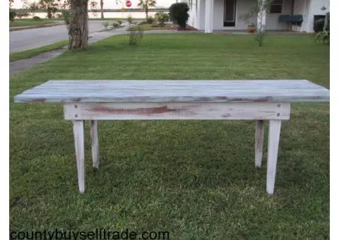 Handcrafted Farm Table